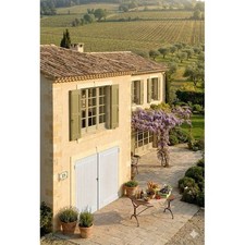 Porte de garage battante PVC