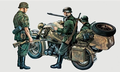Italeri moto avec - moto,