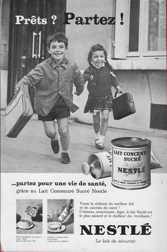 Publicité papier lait - publicité,