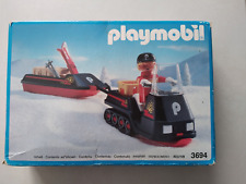 Playmobil 3694 motoneige noire / neuve & emballage d'origine - de 1991 - RARE