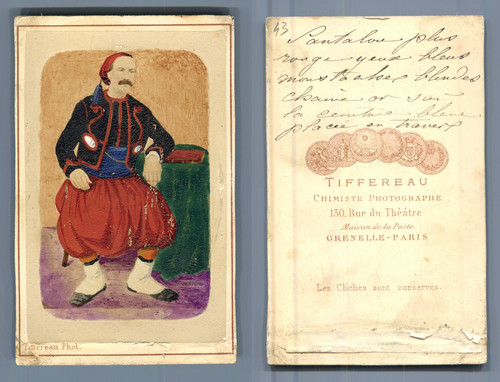 Zouave regiment cdv - zouave, 2e