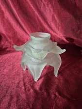 1 tulipe en verre pince de