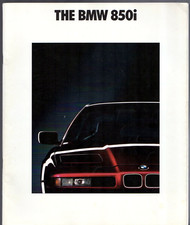 BMW 850i 1990-1991 UK Market Sales Brochure 8-Series