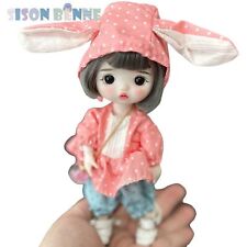 Mini Poupée BJD Mignon 1 / 8 Boule Épissure Fille Poupée Avec Des Vêtements Mode