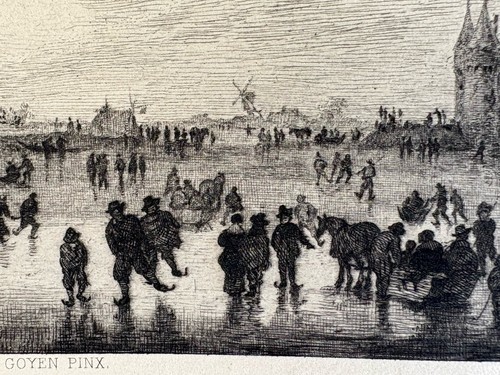Van goyen gravure eau forte - van,
