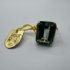 Bague En Plaqué Or Et Pierre