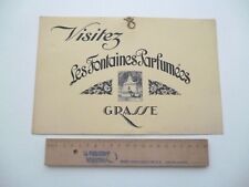 Parfumerie carton PUB ancien