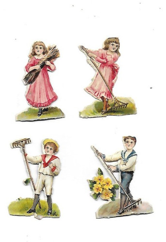 Anciens chromos découpis - anciens,