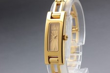 Vintage [N MINT New Batt] GUCCI 3900L Gold Bracelet Quartz Ladies Watch JAPAN