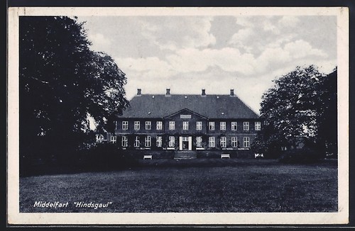 Postcard middelfart hindsgaul - middelfart,,