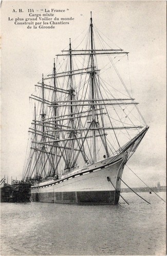 Carte postale bateau - postale,