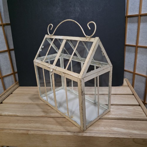 Terrarium glass metal handle - terrarium, w/handle