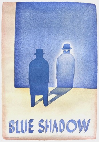 Jean michel folon affiche blue - jean,