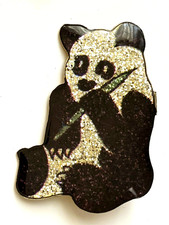 Broche Vintage Panda couleur