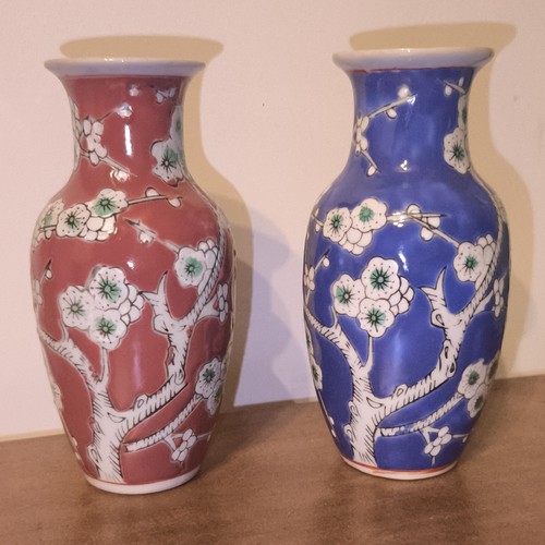 Paire vases céramique - vases, en