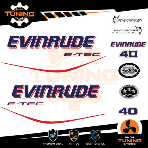 Kit autocollants pour moteur - kit,