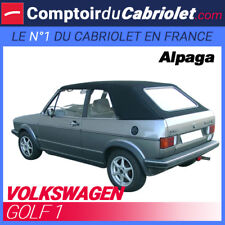 Capote noire Volkswagen Golf 1 cabriolet - Toile Alpaga Sonnenland