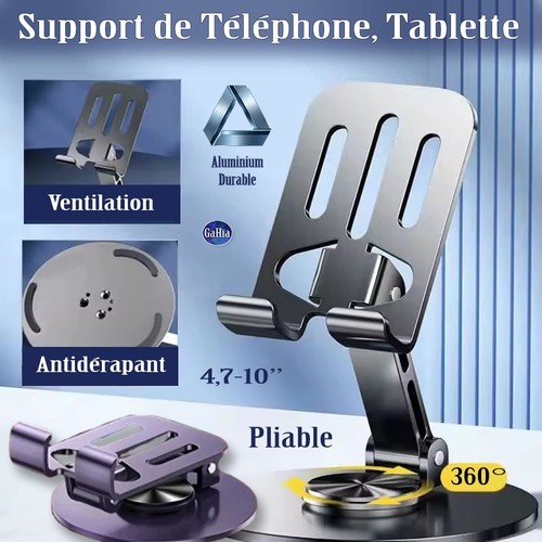 Support téléphone bureau - support, de