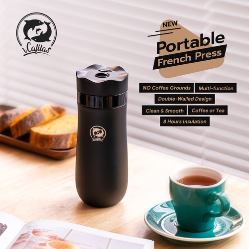 Cafetière acier inoxydable - en,