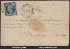 FRANCE N°14B SUR LETTRE