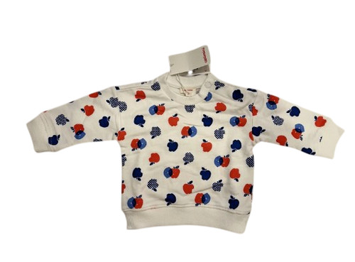 Catimini navy apples sweattop - catimini,