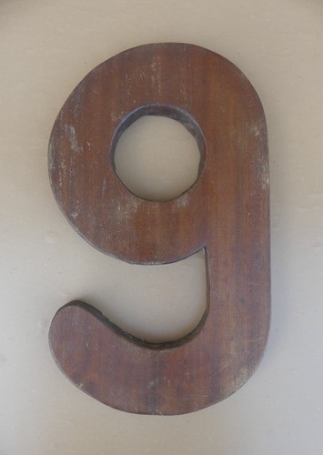 Ancienne lettre enseigne g - lettre, d'enseigne