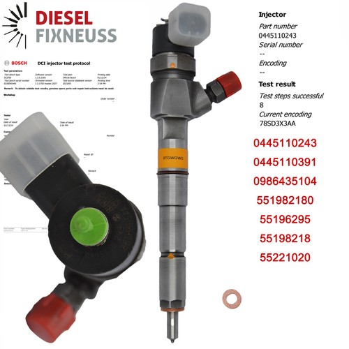 Injecteur 0445110243 alfa - injecteur,