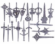 Neuf Highland Kilt Écossais Pins En Finition Chrome / Broche Divers Modèle