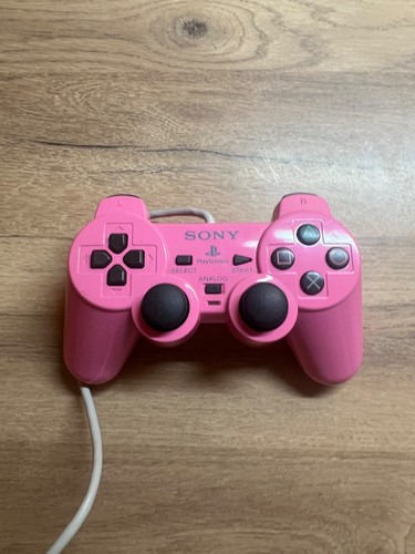 Manette ps2 rose - manette,