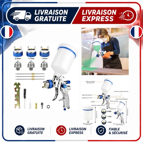 Pistolet peinture hvlp - pistolet, à