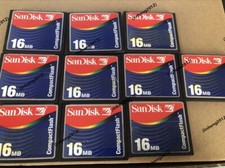 10PCS   16MB  Sandisk  Compact Flash Card  16MB CF Memory card  SDCFB