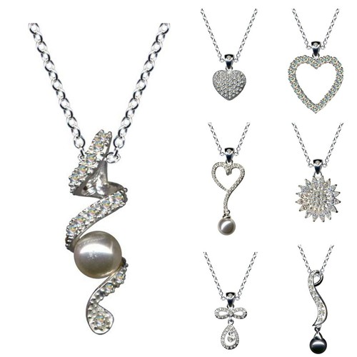 Collier véritable argent - collier,