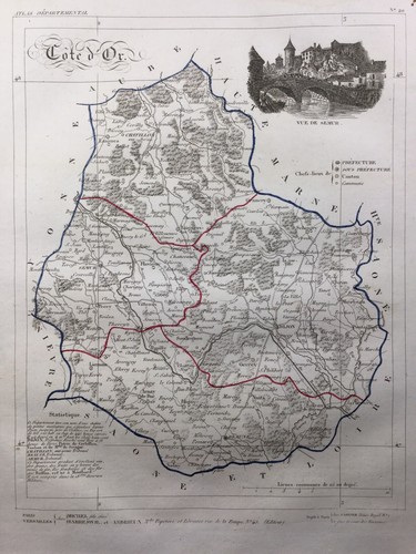 Dijon semur auxois 1836 côte - semur,