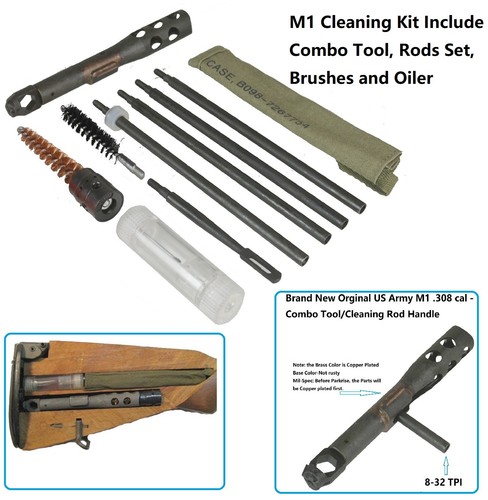 Deluxe m1a rifle cleaning kit - rifle,