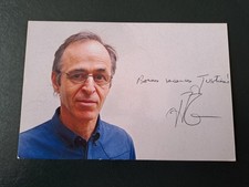 JEAN JACQUES GOLDMAN : Signed Etoile World - Autographe Original Authentique.