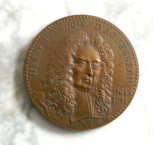 Medaille bronze signee - en,