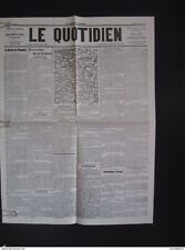 14-18 - Identical reproduction - Belgian newspaper LE QUOTIDIENNE 8 February 1916