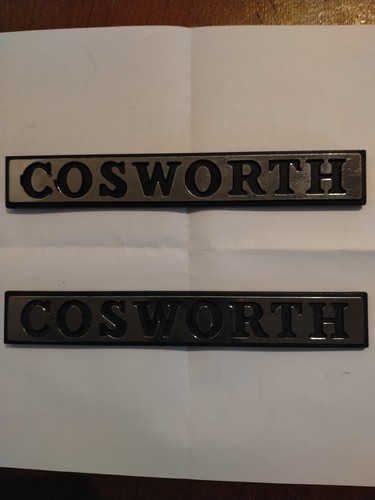 Rare logo cosworth ford escort - rare,