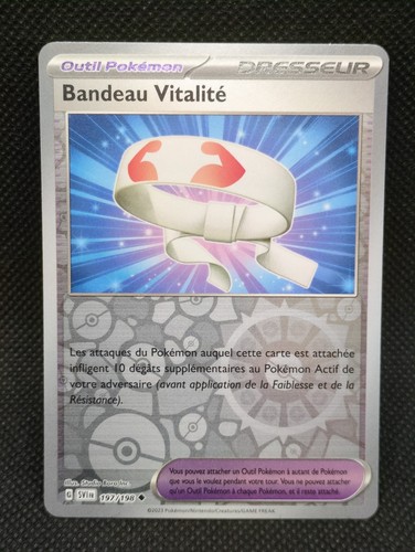 Carte pokemon bandeau vitalite - carte,