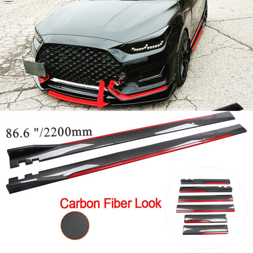 Carbon fiber look side - 86.6",