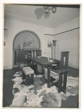 Georges MARTIN Art Deco Furniture Table Chair Decoration Photo Photography