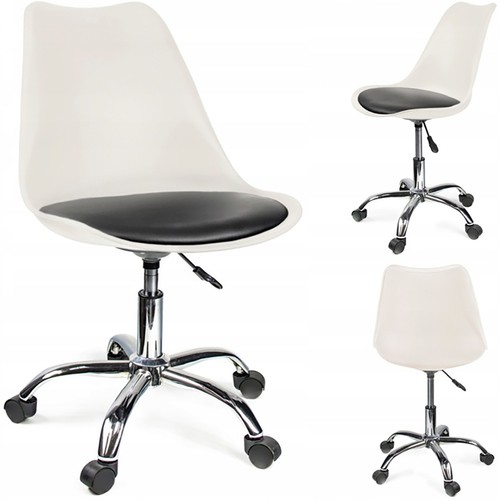 Chaise iger blanche noire - chaise, blanche/noire
