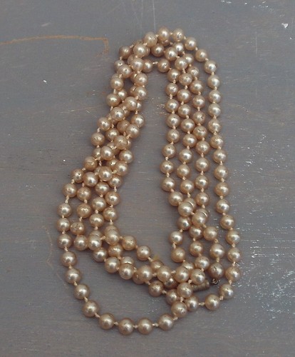 Collier sautoir perles fines - perles,