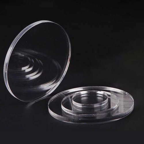 Verre acrylique plexiglas - verre, rond