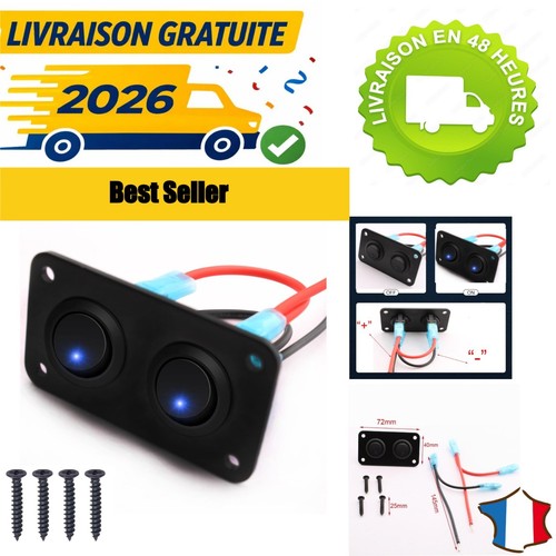 Panneau interrupteurs led - panneau, 2