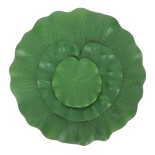  9 Pcs Plantes De Piscine Feuille Flottante Décoration D'étang D'étang