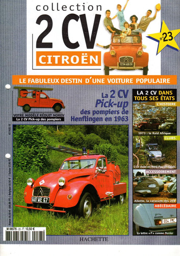 Fascicule citroën 2cv - n°, 23