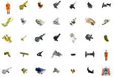 Jayce and the Wheeled Warriors 1984 Mattel Parts Weapons Chassis Pilot Accessory