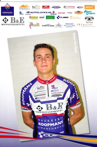 Cyclisme carte cycliste klaas - carte,