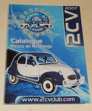 CATALOGUE 2CV Pièces de